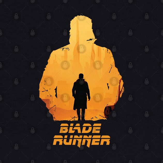 Silhouette Art Blade Runner by Aldebaran